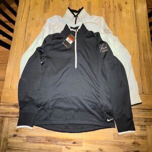 LOT OF TWO Nike Golf Dri Fit Pullovers, Size L, NWT